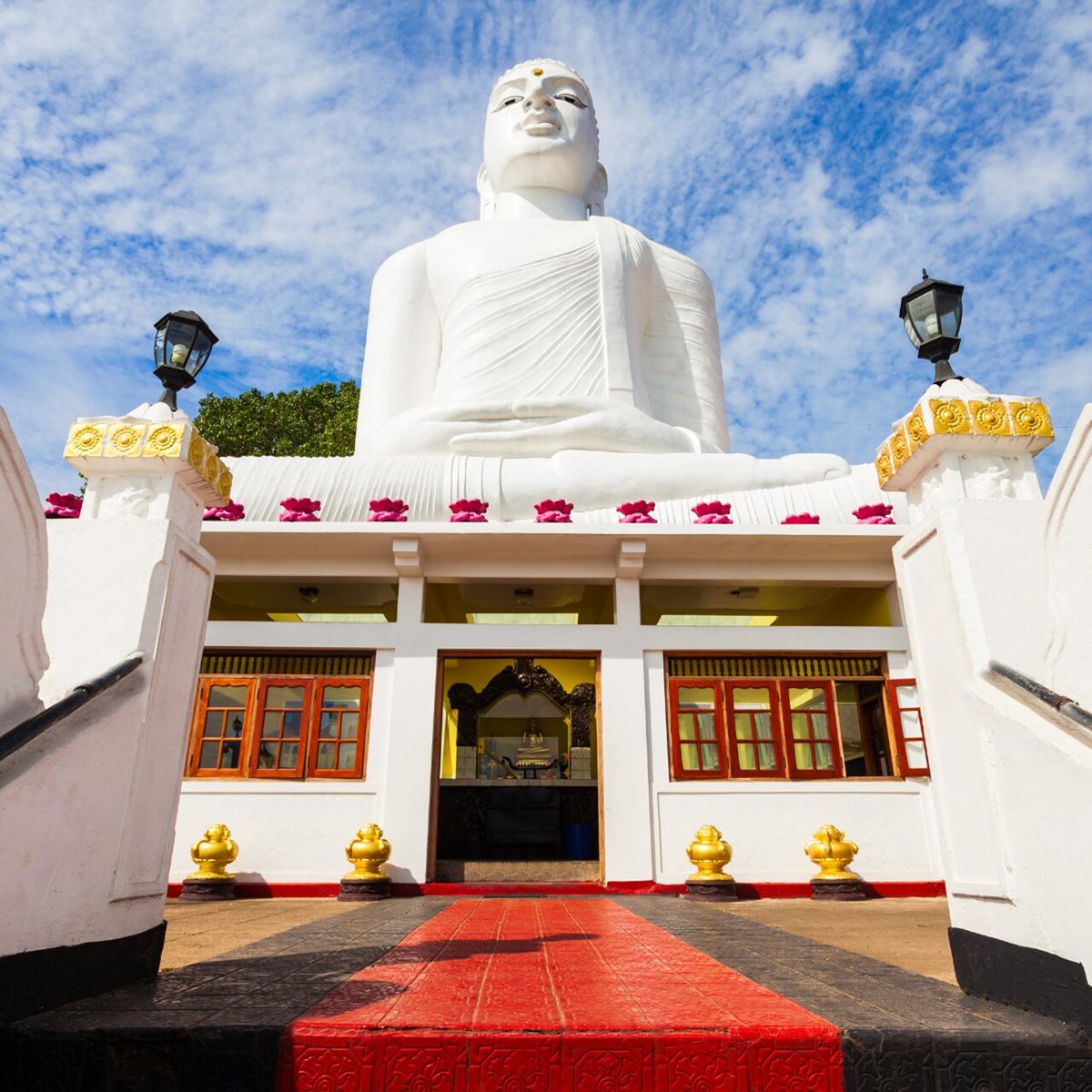 Posąg Buddy, Wewueukannala Vihara, Sri Lanka